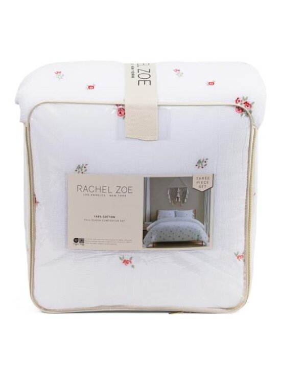 Rachel Zoe Other - RACHEL ZOE Needlepoint Bouquet Comforter Set
